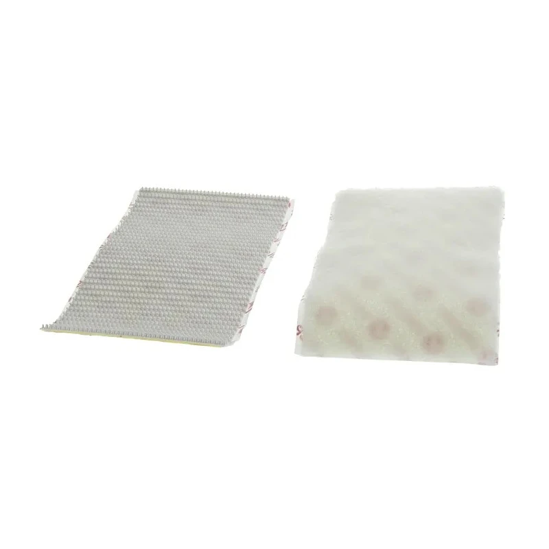 Velcro White Hook & Loop Tape 50mm x 100mm Rubber Resin Heavy Duty Self Adhesive Strips EC60240