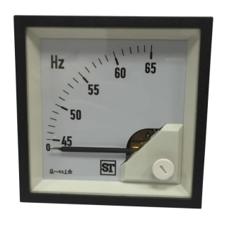 Sifam Tinsley Sigma Frequency Meter ZQ74-46243N1CAW0ST, 45-65 Hz Range, Panel Mount, Polycarbonate Housing