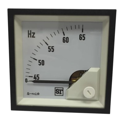Sifam Tinsley Sigma Frequency Meter ZQ74-46243N1CAW0ST, 45-65 Hz Range, Panel Mount, Polycarbonate Housing