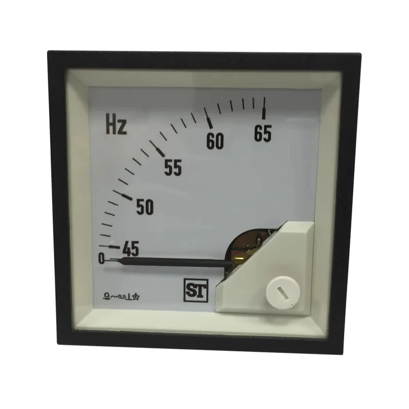 Sifam Tinsley Sigma Frequency Meter ZQ74-46243N1CAW0ST, 45-65 Hz Range, Panel Mount, Polycarbonate Housing