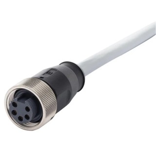HARTING Sensor Actuator Cable Female 5 Way 7/8 In Circular Straight to Male/Female 12 Way Unterminated, 40 m 21349700597015
