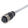 HARTING Sensor Actuator Cable Female 5 Way 7/8 In Circular Straight to Male/Female 12 Way Unterminated, 40 m 21349700597015