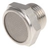 Legris Stainless Steel Pneumatic Silencer Threaded G 3/8 in 12 bar Pressure 180°C Max Operating Temperature 0682 00 17