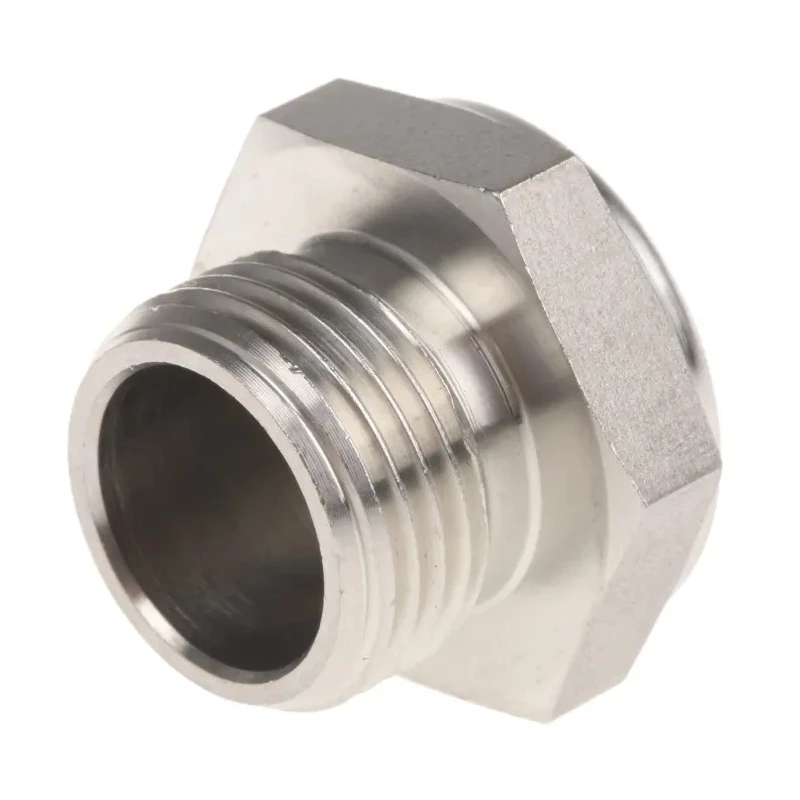 Legris Stainless Steel Pneumatic Silencer Threaded G 3/8 in 12 bar Pressure 180°C Max Operating Temperature 0682 00 17