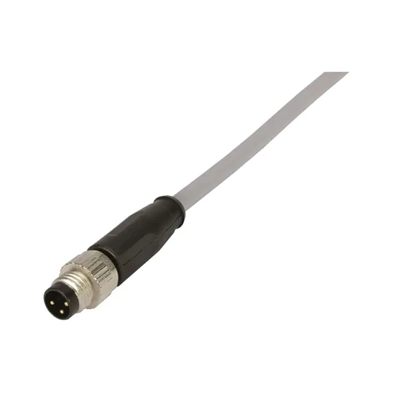 HARTING Male 3 Way Straight to 3 Way Unterminated Sensor Actuator Cable, 1 m 21348000380010
