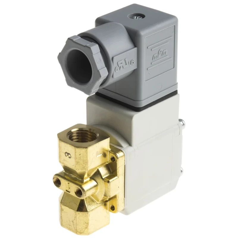 SMC Pneumatic Solenoid Valve 2/2 Solenoid Spring G VX Series 24V DC Brass Body, 900 L/min VX212EGAXB