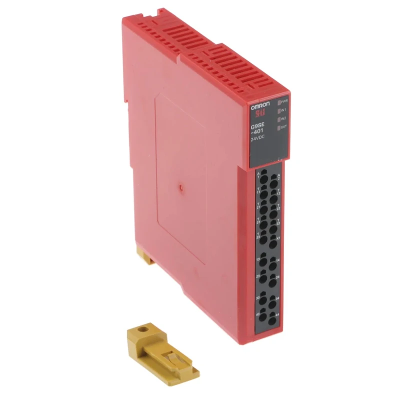 Omron 24V dc Safety Relay 4 Safety Contacts 1 Auxiliary Contact DIN Rail Mount G9SE