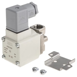 SMC Pneumatic Solenoid Valve 2/2 NC Solenoid Spring G VX Series 24V dc VX232LGKXB