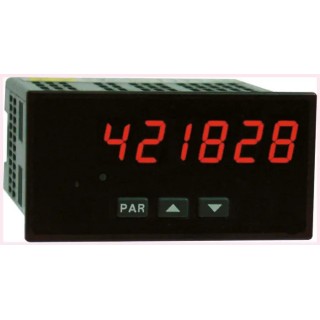 Red Lion Digital Panel Mount Counter 6 Digit LED Display Bi-Directional 250V AC 25 kHz PAXLC600