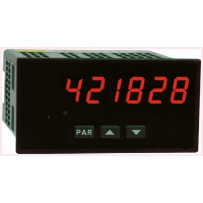 Red Lion Digital Panel Mount Counter 6 Digit LED Display Bi-Directional 250V AC 25 kHz PAXLC600