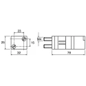 Crouzet Pneumatic Timer Panel Mount 2bar-8 bar Operating Pressure 81 Series 81503725