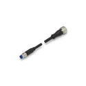 TE Connectivity Female 4 Way Straight to Male 4 Way Straight Sensor Actuator Cable 1.5 m 2273109-4