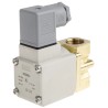 SMC Pneumatic Solenoid Valve 2/2 NC Solenoid/Spring, Threaded Port 1/2 in, Brass Body, 230V ac VX234GLA