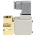 SMC Pneumatic Solenoid Valve 2/2 NC Solenoid/Spring, Threaded Port 1/2 in, Brass Body, 230V ac VX234GLA
