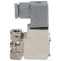 SMC Pneumatic 2/2 Solenoid/Spring Valve G 1/8 Threaded Port Stainless Steel Body 24V dc VX212HGKXB