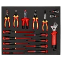 Bahco 17 Piece Maintenance Kit Tool Kit with Foam Inlay VDE/1000V Approved FF1A5009