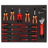 Bahco 17 Piece Maintenance Kit Tool Kit with Foam Inlay VDE/1000V Approved FF1A5009