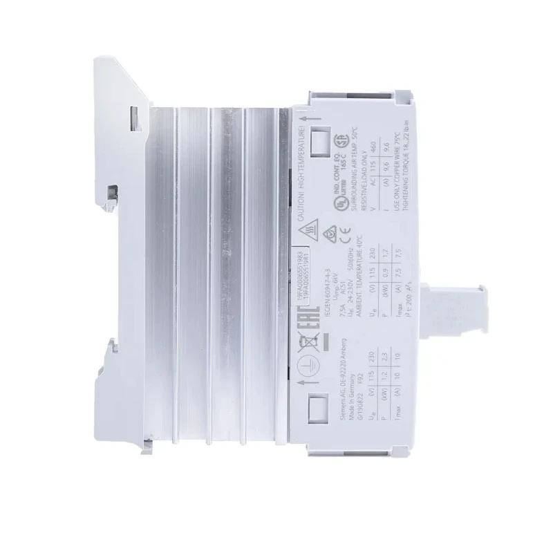 Siemens 3RF2 Series Solid State Relay 10.5 A Load DIN Rail Mount 230 V Load 24V DC Control 3RF2310-1AA02