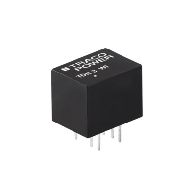 TRACOPOWER Isolated DC/DC Converter 12V DC Output 250mA 3W PCB Mount TDN 3-2412WI