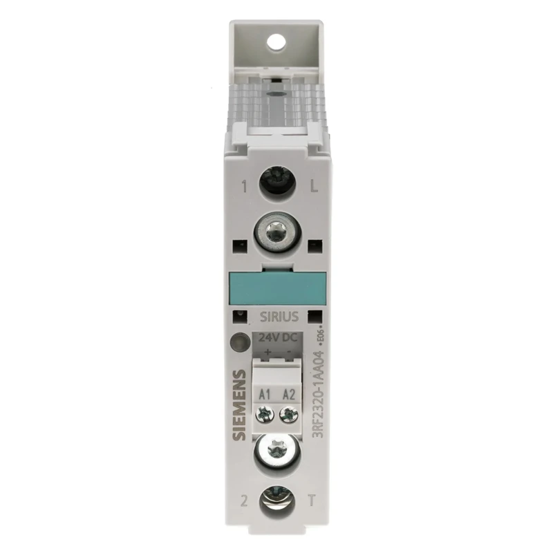 Siemens 3RF2 Series Solid State Relay, 20A Load Current, DIN Rail Mount, 460V Load Voltage, 24V DC Control 3RF2320-1AA04