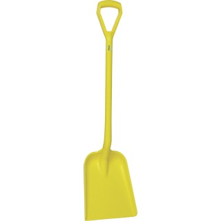 Vikan Square Shovel Blade Width 271 mm, Handle Length 1040 mm, Polypropylene Material, FDA Compliant 56256