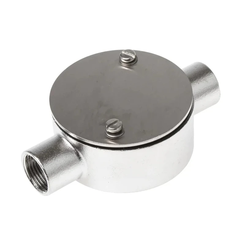 Alp Manufacturing Conduit Satin Conduit Fitting 20 mm Nominal Size M4 Thread 316 Stainless Steel Silver IP67 471-1243