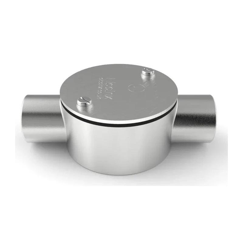 Alp Manufacturing Conduit Satin Conduit Fitting 20 mm Nominal Size M4 Thread 316 Stainless Steel Silver IP67 471-1243