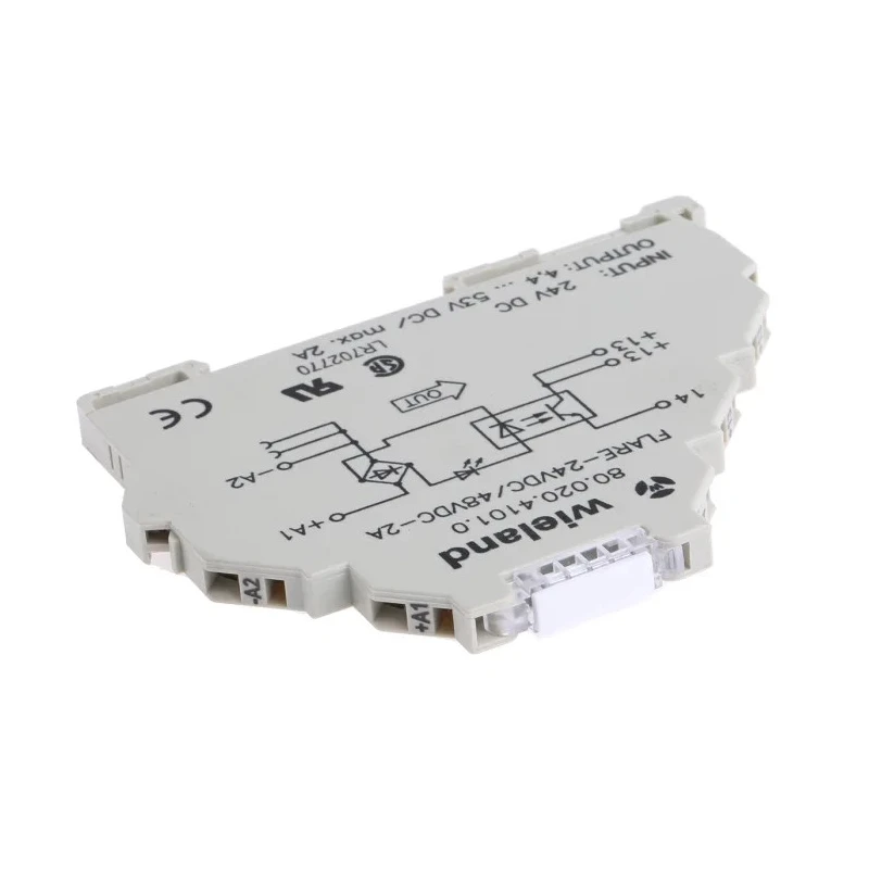 Wieland Flare Series Solid State Relay 2A Load DIN Rail Mount 53V Load Control 80.020.4101.0