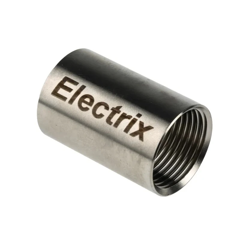 Alp Manufacturing Conduit Satin Conduit Fitting 20 mm Nominal Size 1.5 mm Thread 316 Stainless Steel Silver 471-1344