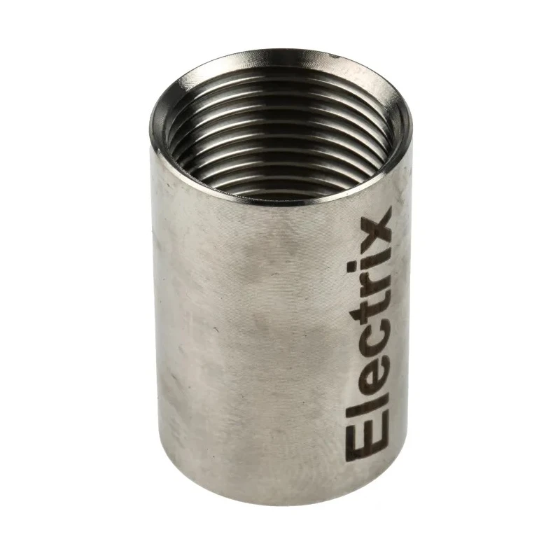 Alp Manufacturing Conduit Satin Conduit Fitting 20 mm Nominal Size 1.5 mm Thread 316 Stainless Steel Silver 471-1344