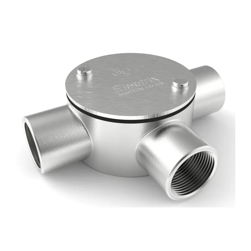 RS PRO Conduit Satin Conduit Fitting 25 mm Nominal Size 1.5 mm Thread 316 Stainless Steel IP67 Rated 471-1293