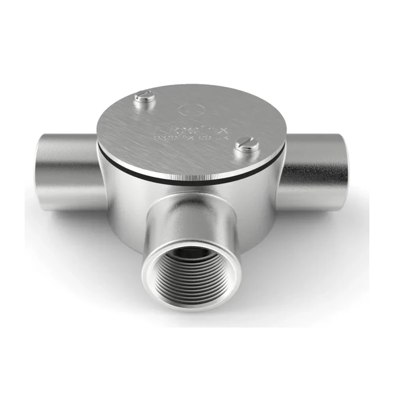 RS PRO Conduit Satin Conduit Fitting 25 mm Nominal Size 1.5 mm Thread 316 Stainless Steel IP67 Rated 471-1293