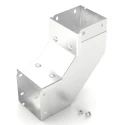 RS PRO 304 Stainless Steel Cable Trunking Accessory 90° Bend Inside Lid 75 mm 471-1473
