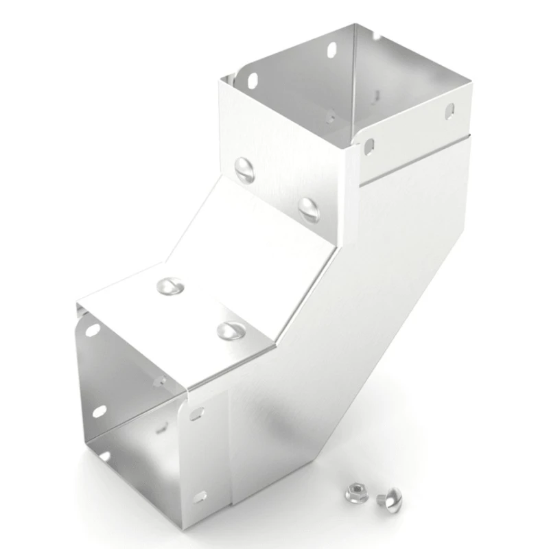 RS PRO 304 Stainless Steel Cable Trunking Accessory 90° Bend Inside Lid 75 mm 471-1473