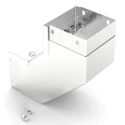 RS PRO 304 Stainless Steel Cable Trunking Accessory 90° Bend Inside Lid 75 mm 471-1473