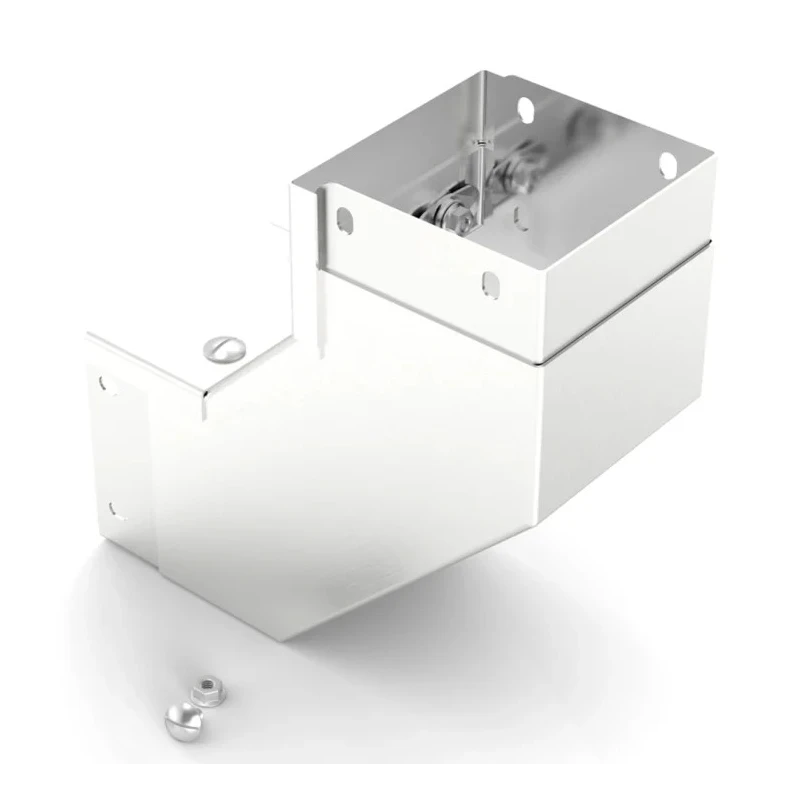 RS PRO 304 Stainless Steel Cable Trunking Accessory 90° Bend Inside Lid 75 mm 471-1473