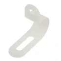 RS PRO Nylon P-Clip 14.3 mm Closed Inside Diameter Natural Colour 5.5 mm Mounting Hole Diameter 472-6425