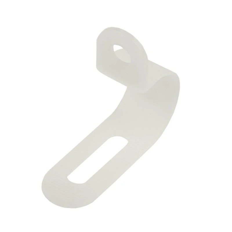 RS PRO Nylon P-Clip 14.3 mm Closed Inside Diameter Natural Colour 5.5 mm Mounting Hole Diameter 472-6425