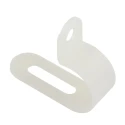 RS PRO Nylon P-Clip 14.3 mm Closed Inside Diameter Natural Colour 5.5 mm Mounting Hole Diameter 472-6425