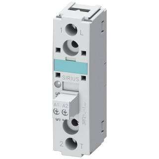 Siemens Solid State Relay 50 A Load, 600 V Load, DIN Rail Mount, 24V DC Control 3RF2150-1AA06