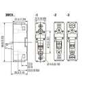 Siemens 3RF2 Series Solid State Relay, 30 A Load, DIN Rail Mount, 460 V Load, 24V DC Control 3RF2130-1AA04