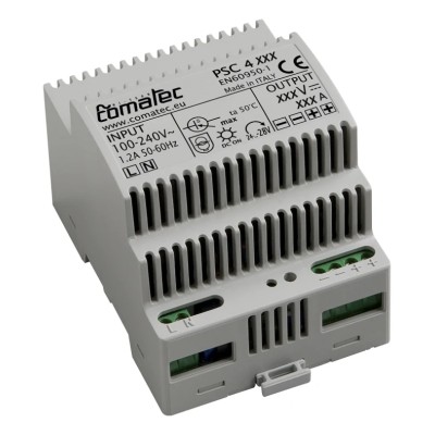 Comatec PSC DIN Rail Power Supply 264V AC Input 12V DC 4A Output 48W PSC4.48.12M