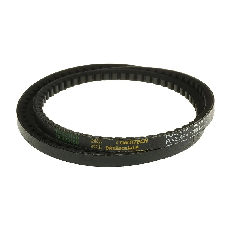 Contitech Drive Belt Narrow Belt CONTI FO-Z Series Polyester Cord Polychloroprene Material XPA Section 1718 mm XPA 1700