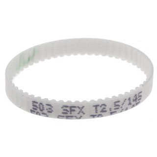 Contitech T Profile Timing Belt 6 mm Width, 145 mm Length, 58 Teeth, Polyurethane SYNCHROFLEX Series 6 / T2.5 / 145 SS