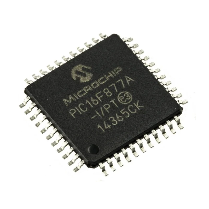 Microchip 8 bit PIC PIC16F Microcontroller 20 MHz 14.3 kB Program Memory 256B FLASH, 44-Pin TQFP PIC16F877A-I/PT
