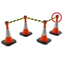 Skipper Orange Retractable Safety Barrier Dummy Unit 145mm x 145mm x 240mm Dummy01