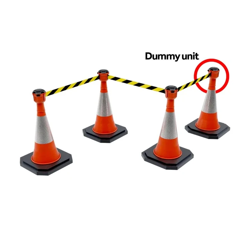 Skipper Orange Retractable Safety Barrier Dummy Unit 145mm x 145mm x 240mm Dummy01
