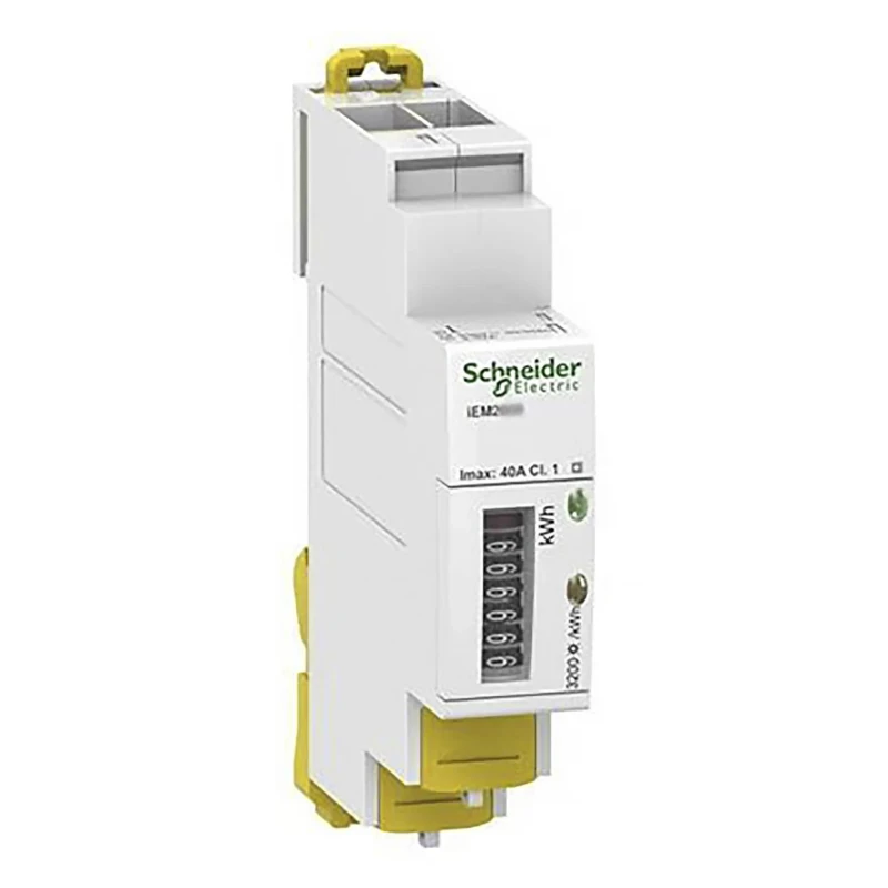 Schneider Electric Single Phase Electromechanical LCD Energy Meter Acti 9 iEM2000 A9MEM2000