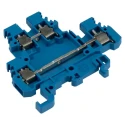 Entrelec SNA Series Double Level Terminal Block Blue, 2.5mm², 2-Level, Screw Termination 1SNA125490R1500