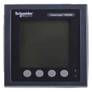 Schneider Electric 3 Phase Electromechanical Digital Power Meter LCD Display METSEPM5560